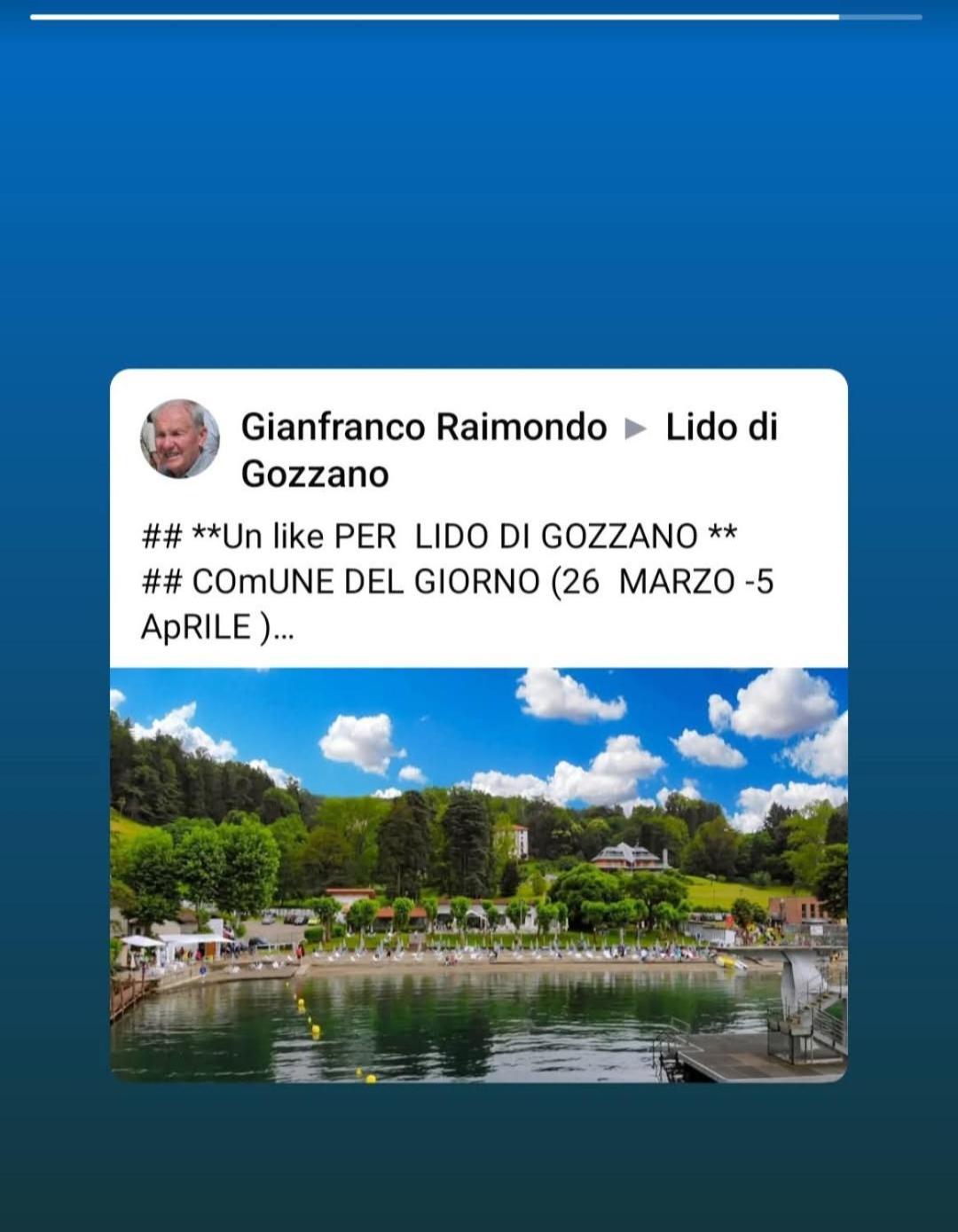 Skylab Hotell Gozzano Eksteriør bilde